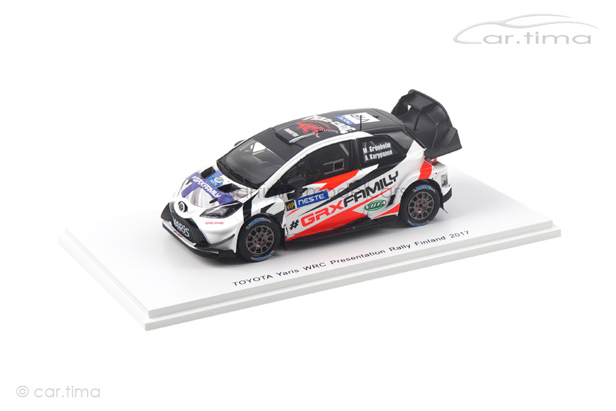 Toyota Yaris WRC Presentation VIP Rally Finland 2017 Grönholm/Karppanen Spark 1:43 S5170