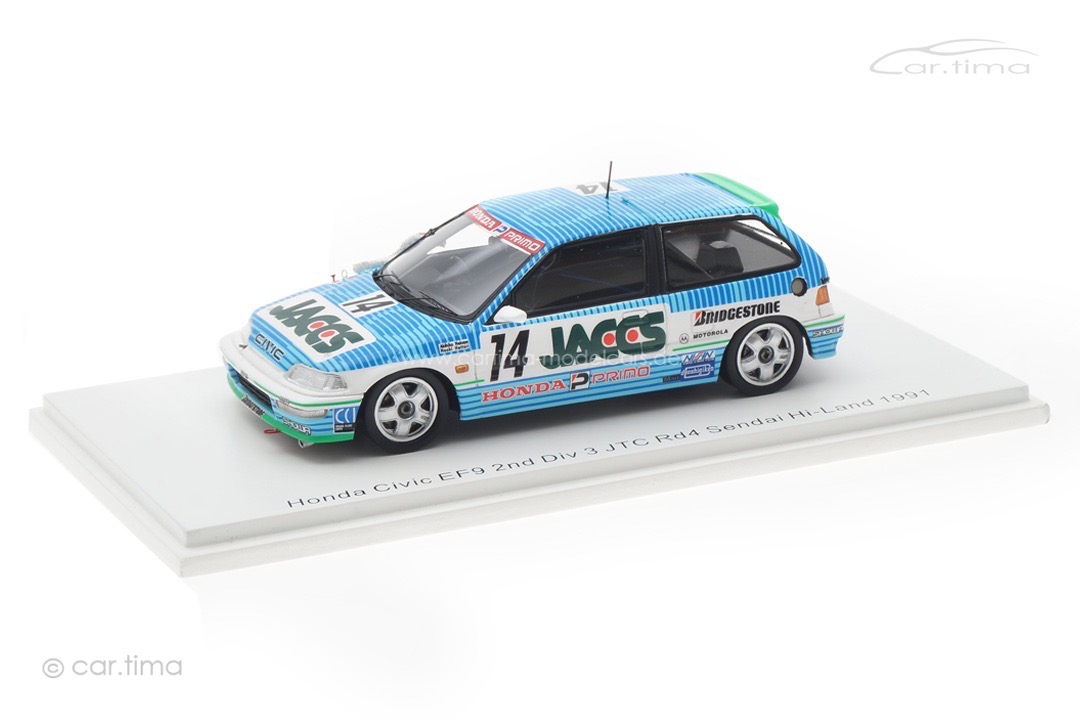 Honda Civic EF9 JTC 1991 Nakaya/Hattori Spark 1:43 S5463