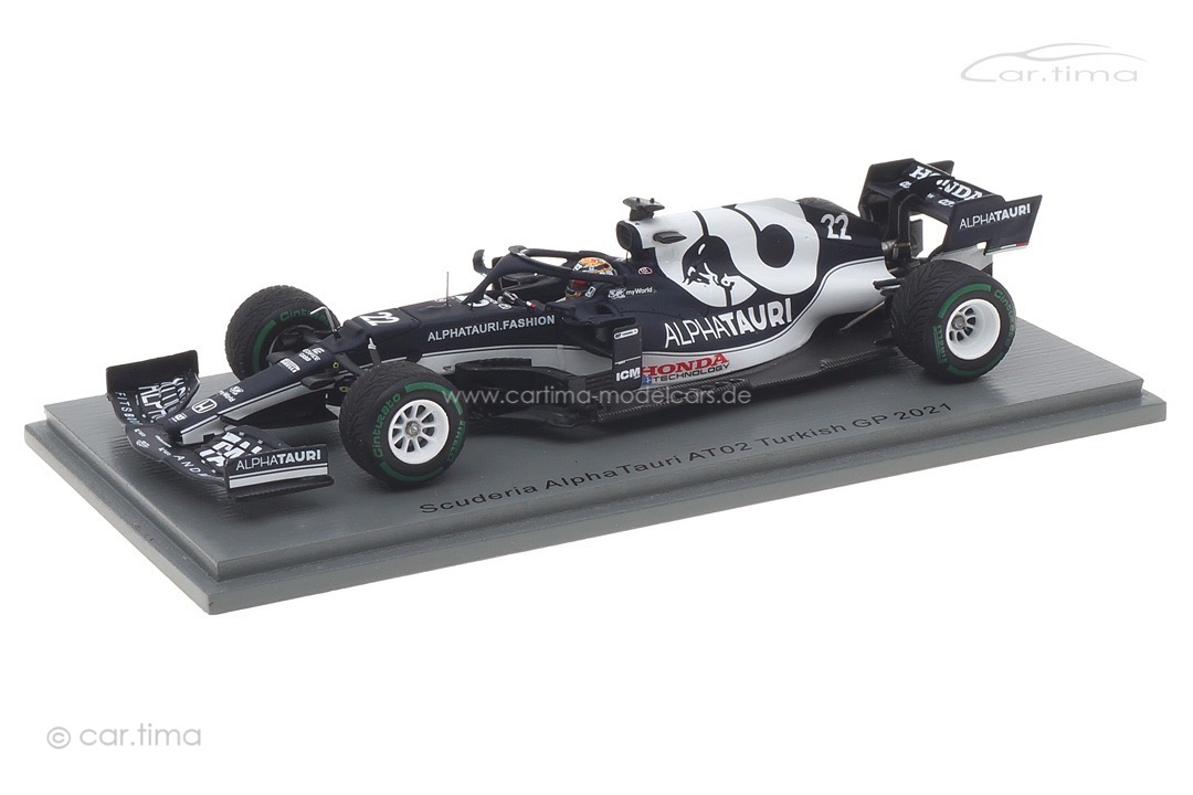 AlphaTauri AT02 GP Türkei 2021 Yuki Tsunoda Spark 1:43 S7699