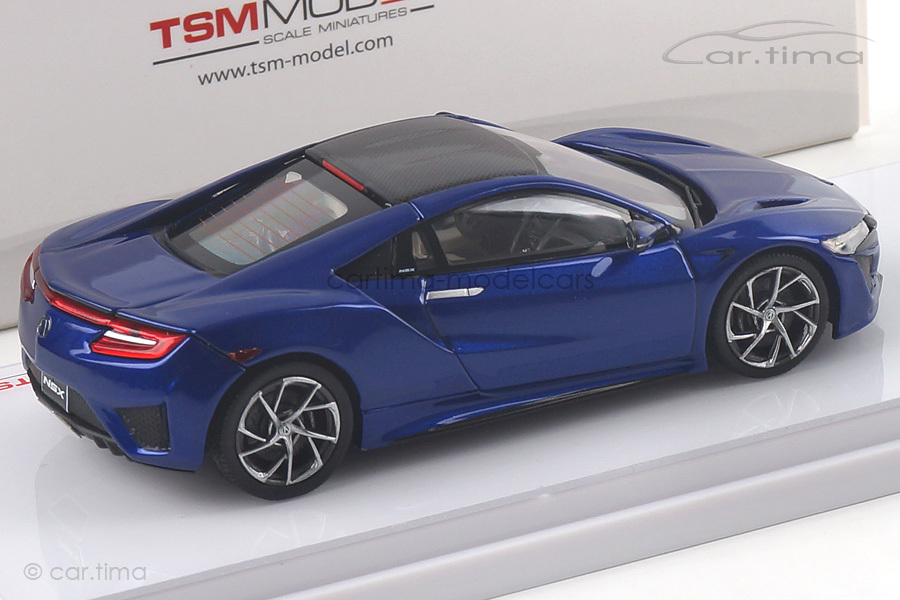 Acura NSX 2017 (LHD) nouvelle blue pearl TSM 1:43 TSM164387