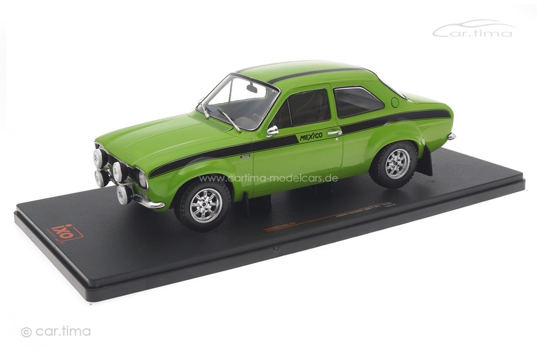Ford Escort MK1 RS 1600 Mexico 1974 hellgrün IXO Models 1:18 18CMC125.22
