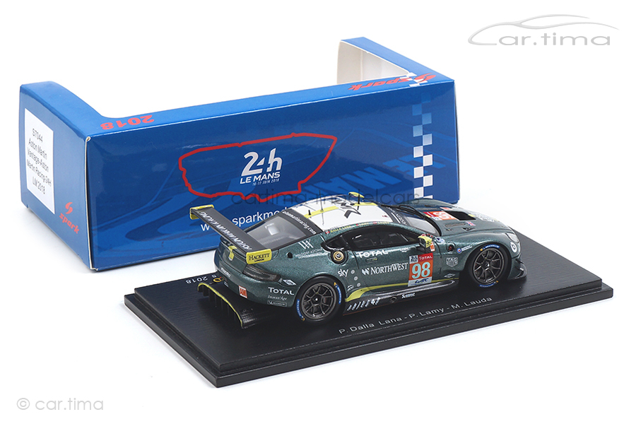 Aston Martin Vantage 24h Le Mans 2018 Dalla Lana/Lamy/Lauda Spark 1:43 S7044