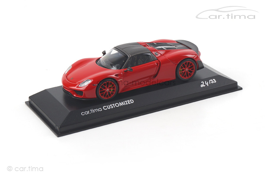 Porsche 918 Spyder Weissach Paket car.tima CUSTOMERS CLUB Minichamps car.tima CUSTOMIZED