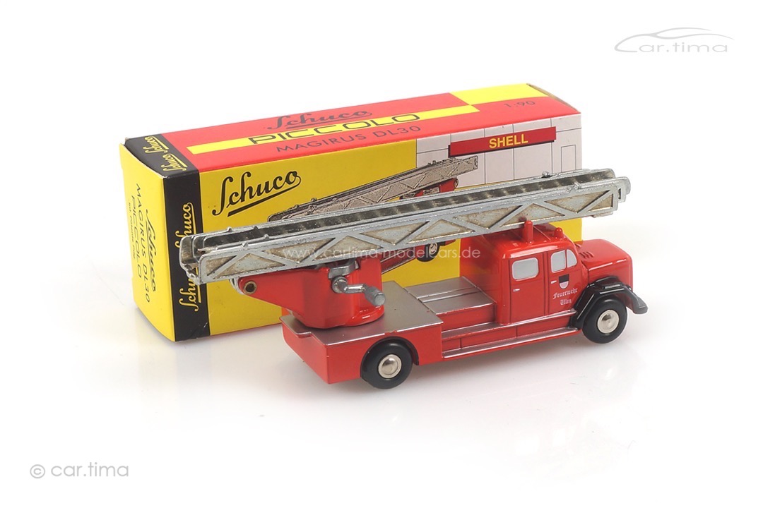 Schuco Piccolo Magirus Drehleiter DL30 Feuerwehr Schuco 1:90 01455