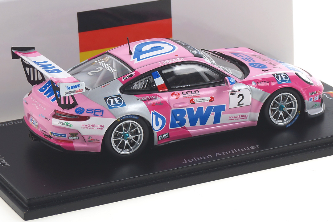 Porsche 911 GT3 Cup Champion Carrera Cup 2019 Julien Andlauer Spark 1:43 SG428