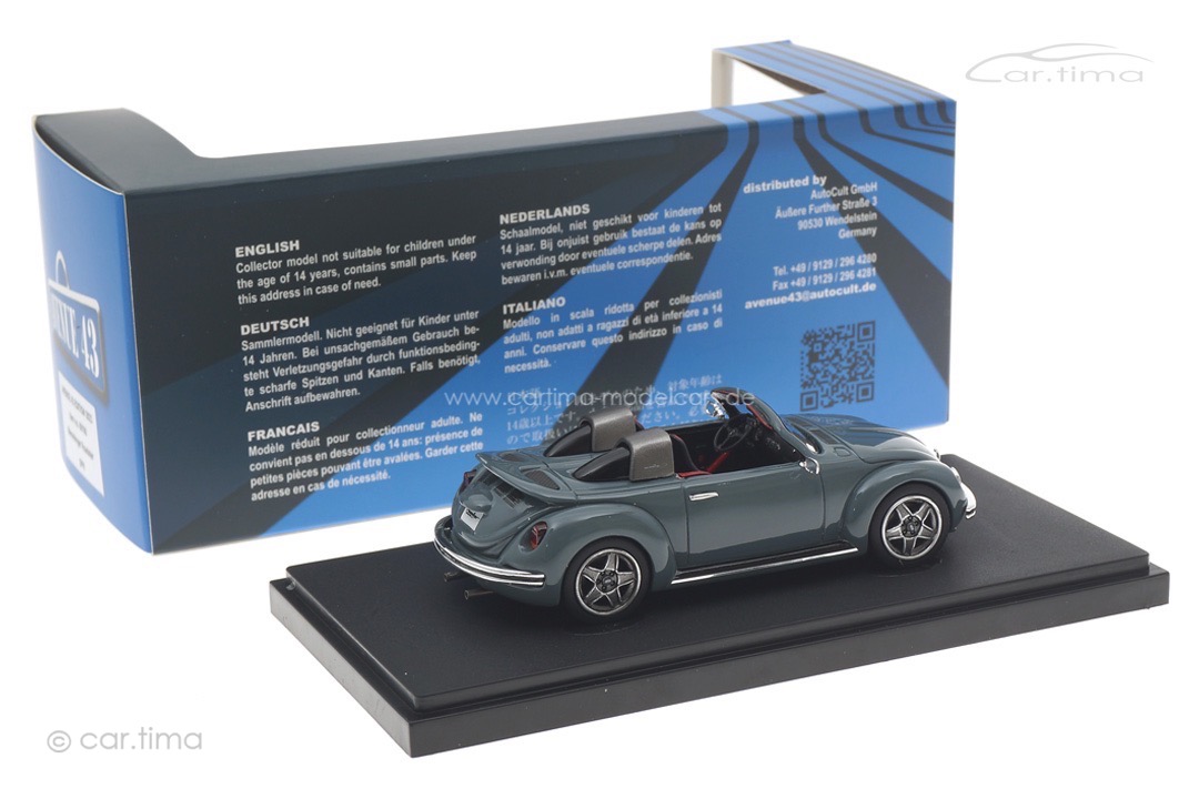 Memminger Roadster 2018 grau Avenue43 1:43 60100