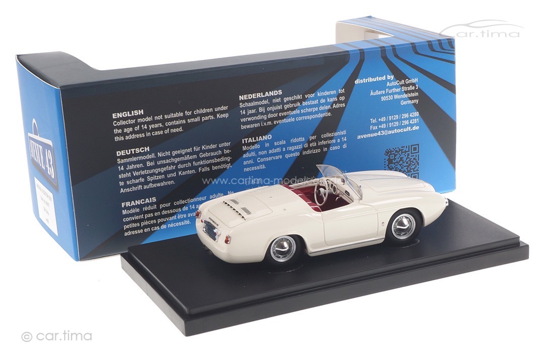 Porsche 356 Ghia weiß Avenue43 1:43 60057