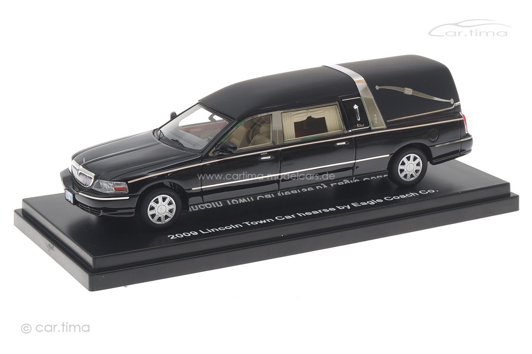 Lincoln Town Car Hearse by Eagle Coach Co. 2009 schwarz Esval Models 1:43 EMUS43022B