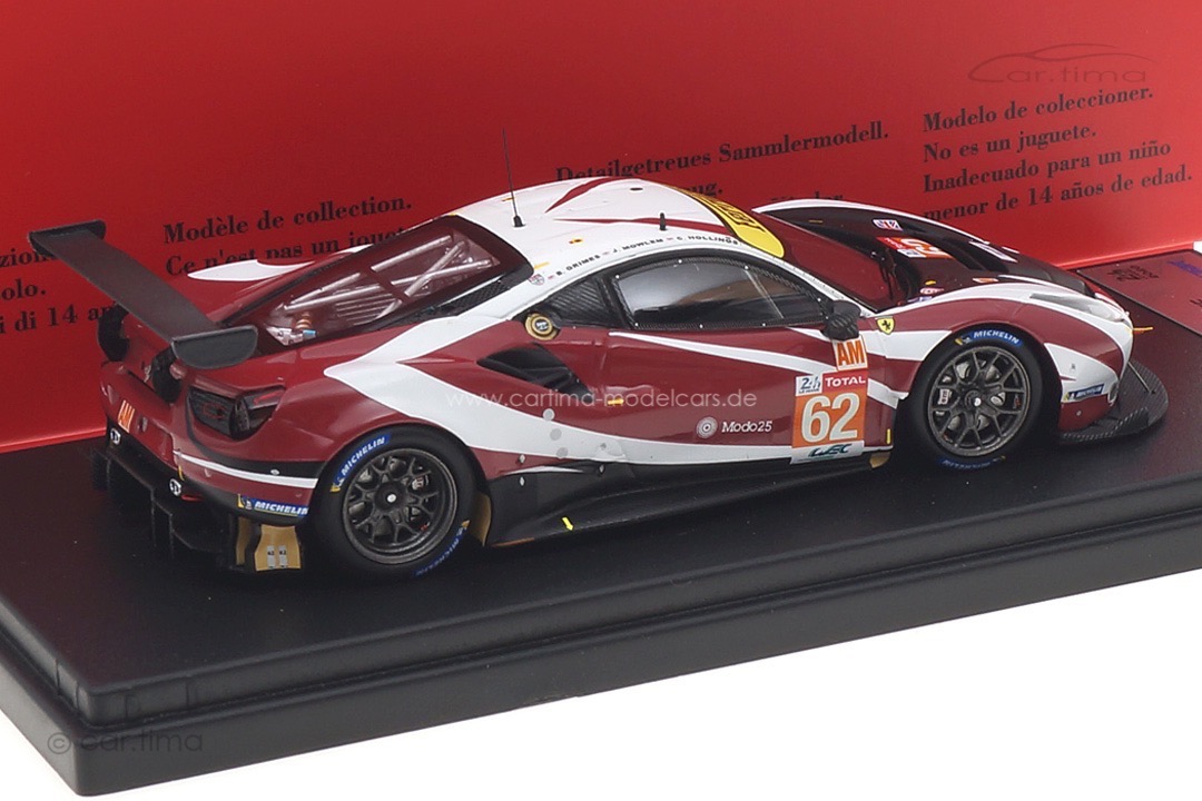 Ferrari 488 GTE Evo 24h Le Mans 2020 Grimes/Hollings/Mowlem Looksmart 1:43 LSLM114