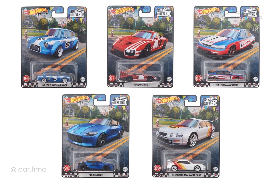 Boulevard Set 2023 Premium 5 Car-Set Car Culture Hot Wheels 1:64 GJT68-979T