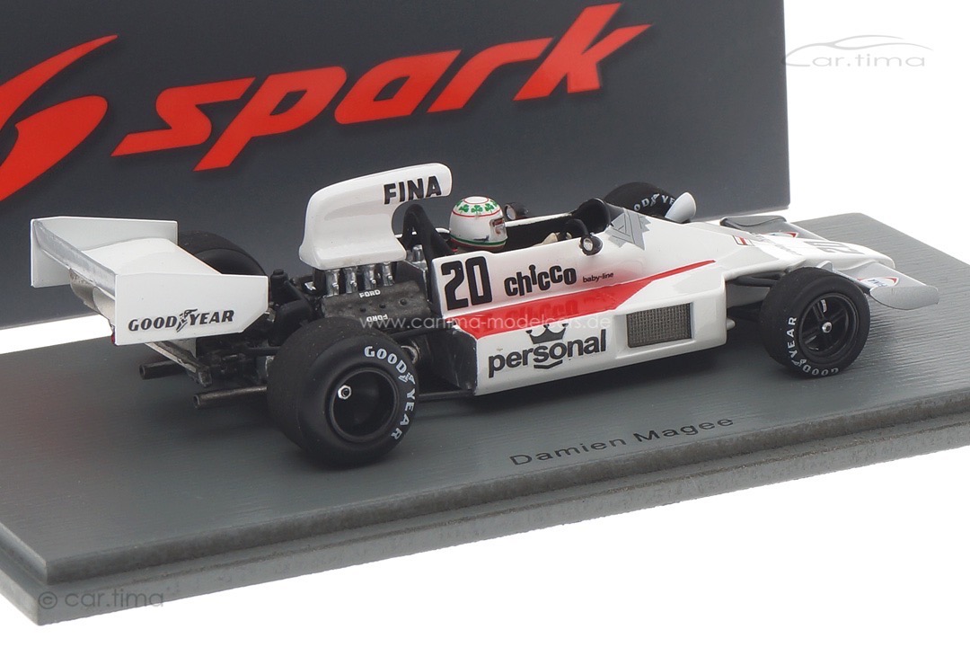 Williams FW GP Schweden 1975 Damien Magee Spark 1:43 S7488