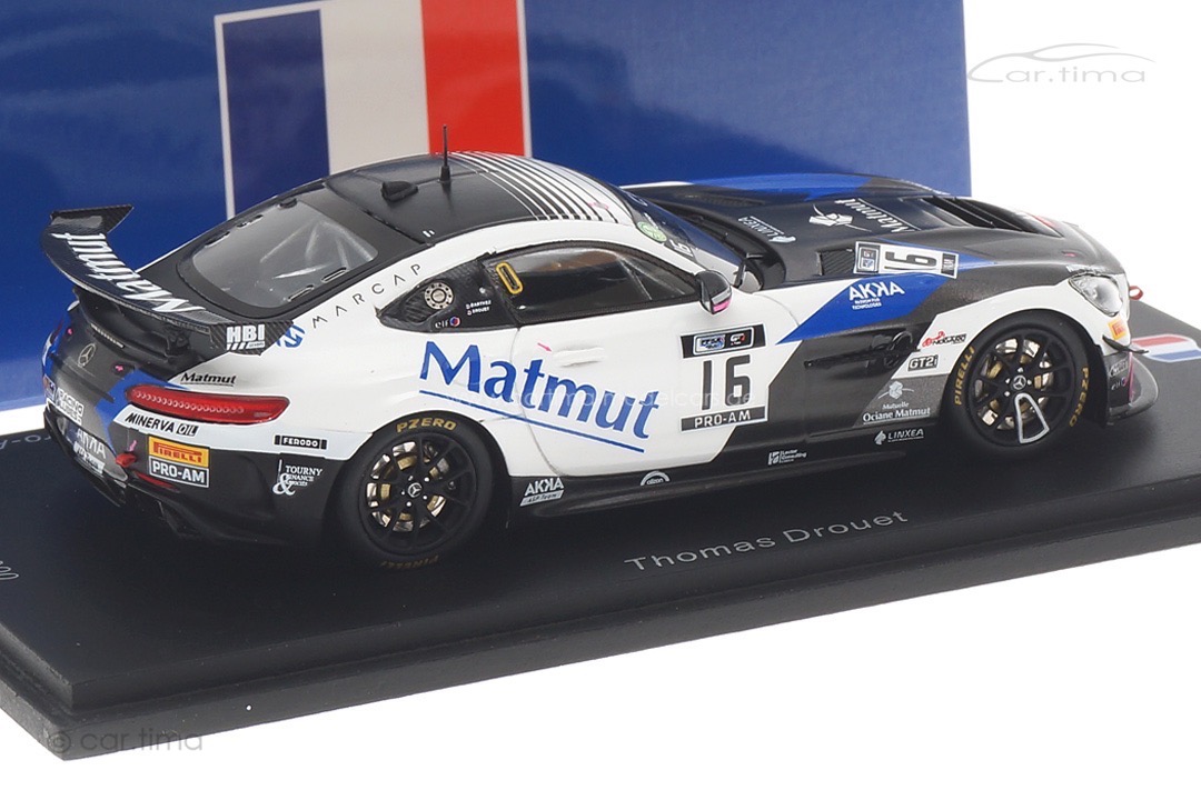 Mercedes-AMG GT4 Champion de France FFSA GT4 Pro-Am 2021 Thomas Drouet Spark 1:43 SF263