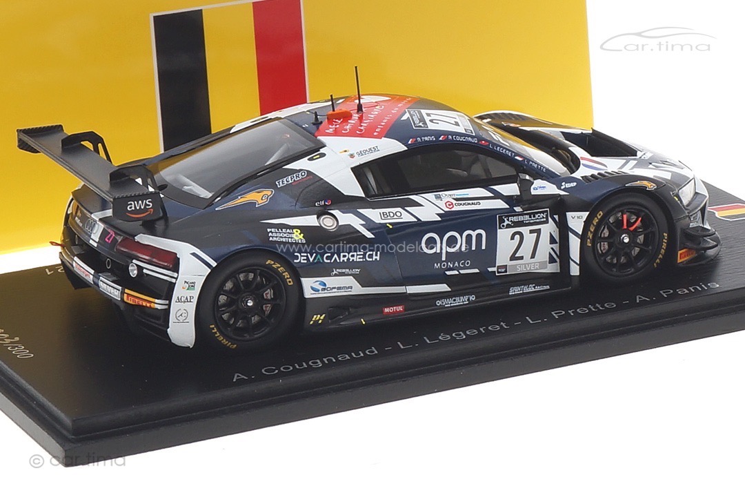 Audi R8 LMS GT3 24h Spa 2021 Cougnaud/Légeret/Prette/Panis Spark 1:43 SB454
