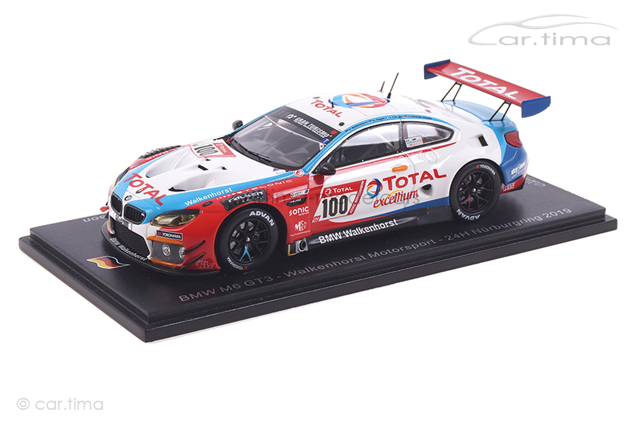 BMW M6 GT3 24h Nürburgring 2019 Walkenhorst/Ziegler/Schmidt-Staade/Tresson Spark 1:43 SG555