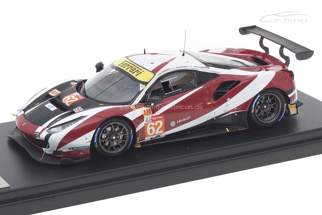 Ferrari 488 GTE Evo 24h Le Mans 2020 Grimes/Hollings/Mowlem Looksmart 1:43 LSLM114