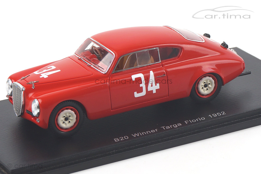 Lancia B20 Winner Targa Florio 1952 Bonetto Spark 1:43 43TF52