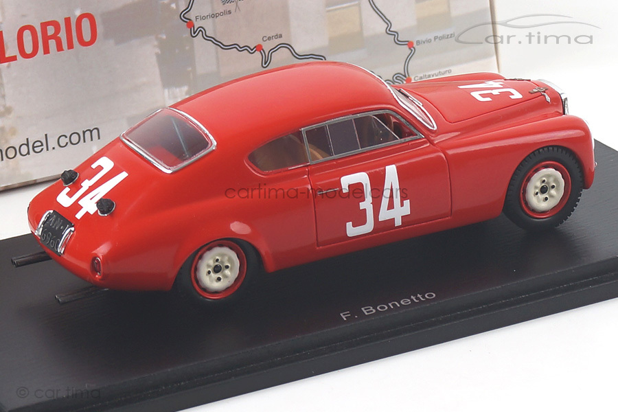 Lancia B20 Winner Targa Florio 1952 Bonetto Spark 1:43 43TF52