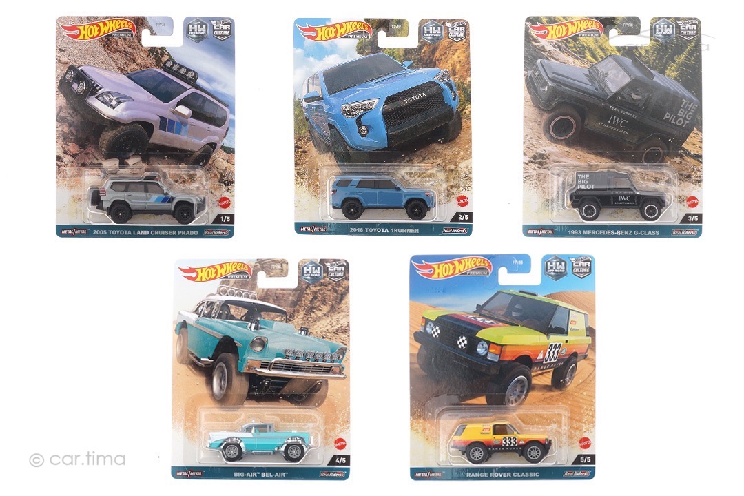 HW Off Road Set 2023 Premium 5 Car-Set Car Culture Hot Wheels 1:64 FPY86-977F