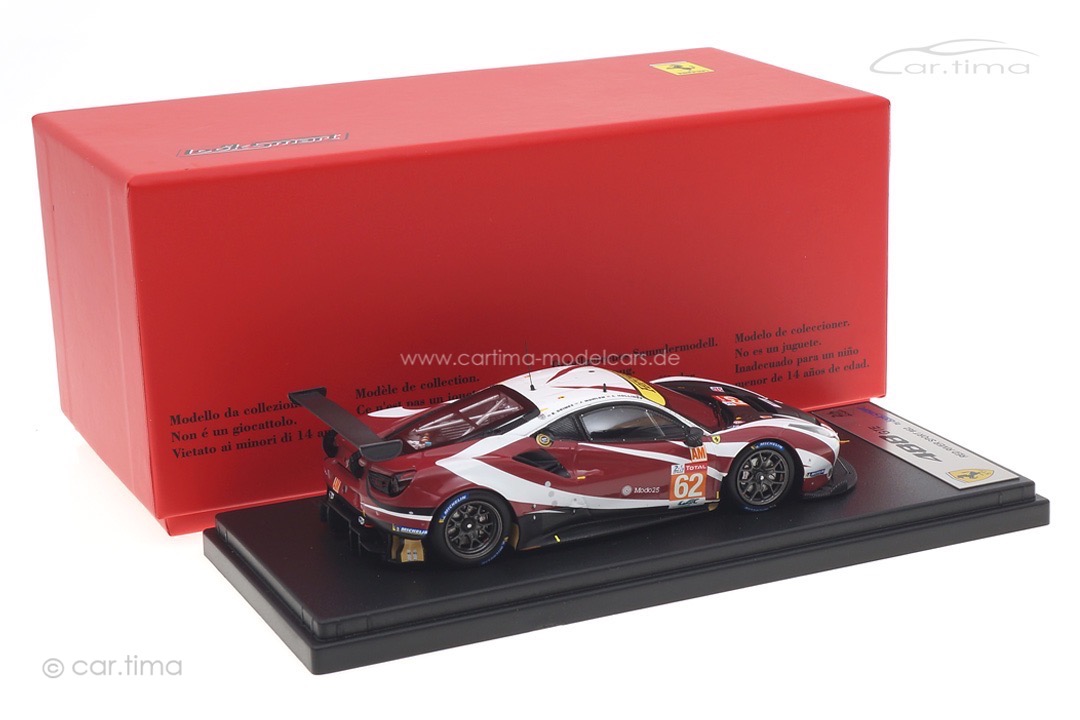 Ferrari 488 GTE Evo 24h Le Mans 2020 Grimes/Hollings/Mowlem Looksmart 1:43 LSLM114