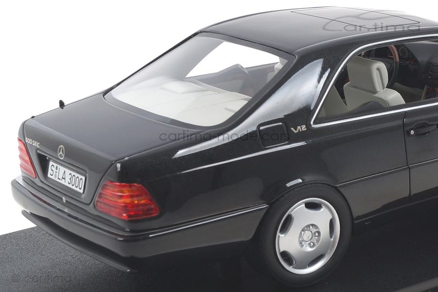 Mercedes-Benz 600 SEC C140 schwarz Cult Models 1:18 CML079-2
