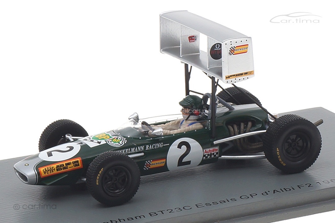 Brabham BT23C Essais GP d'Albi F2 1968 Jochen Rindt Spark 1:43 SF251