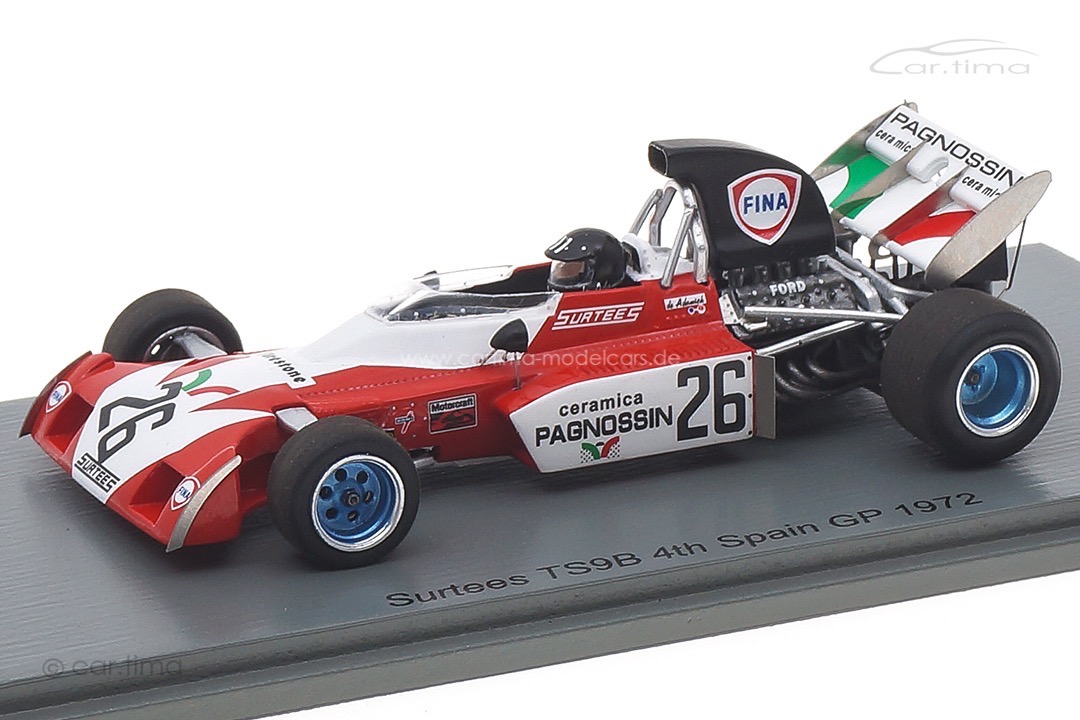 Surtees TS9B GP Spanien 1972 Andrea de Adamich Spark 1:43 S3994