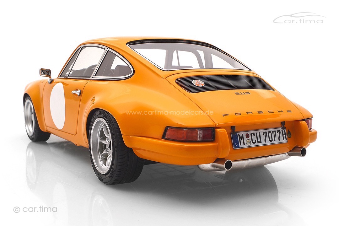 Porsche 911 S Signalorange Curves Magazin car.tima 1:18 CAR01822005