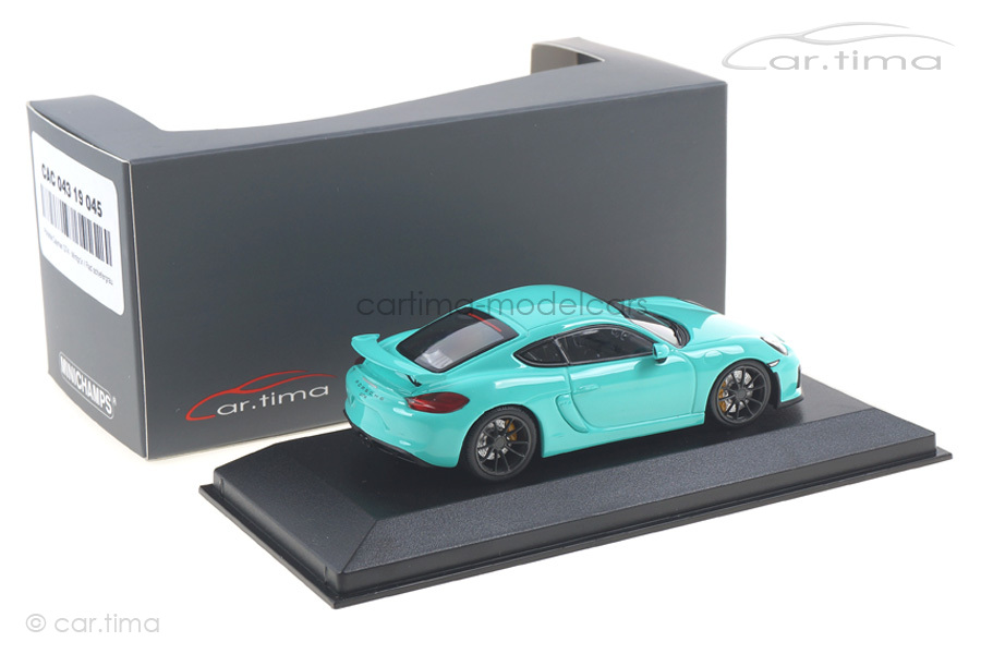 Porsche Cayman GT4 - Mintgrün / Rad schiefergrau - Minichamps - car.tima CUSTOMIZED Porsche Cayman GT4 - Mintgrün / Rad schiefergrau - Minichamps - car.tima CUSTOMIZED