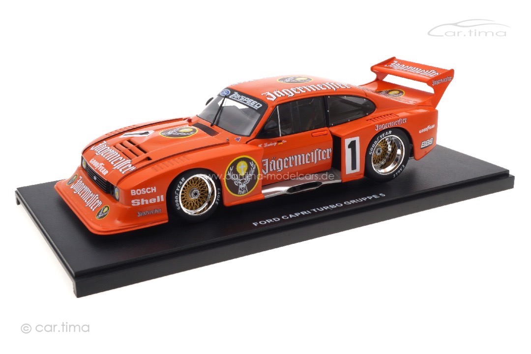 Ford Capri Turbo Gruppe 5 Jägermeister DRM 1982 Klaus Ludwig Werk83 1:18 W1804002