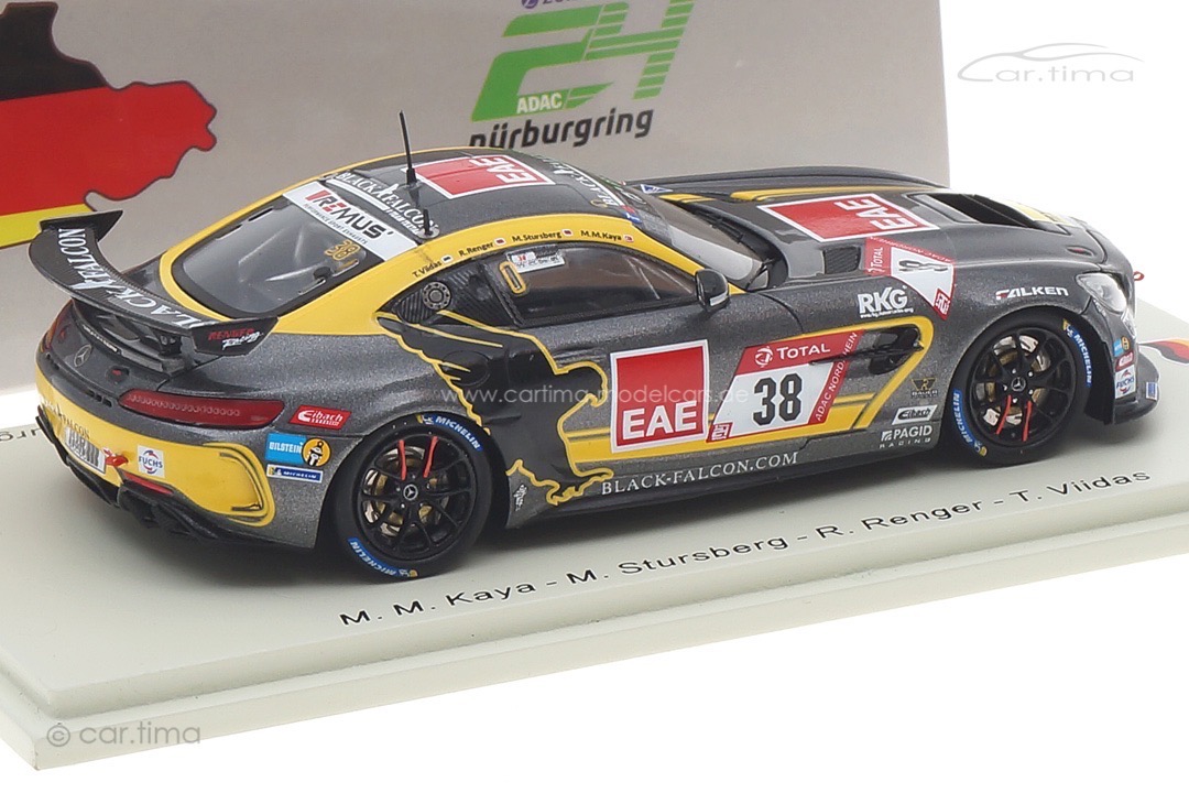 Mercedes-AMG GT4 24h Nürburgring 2020 Kaya/Renger/Stursberg/Viidas Spark 1:43 SG698