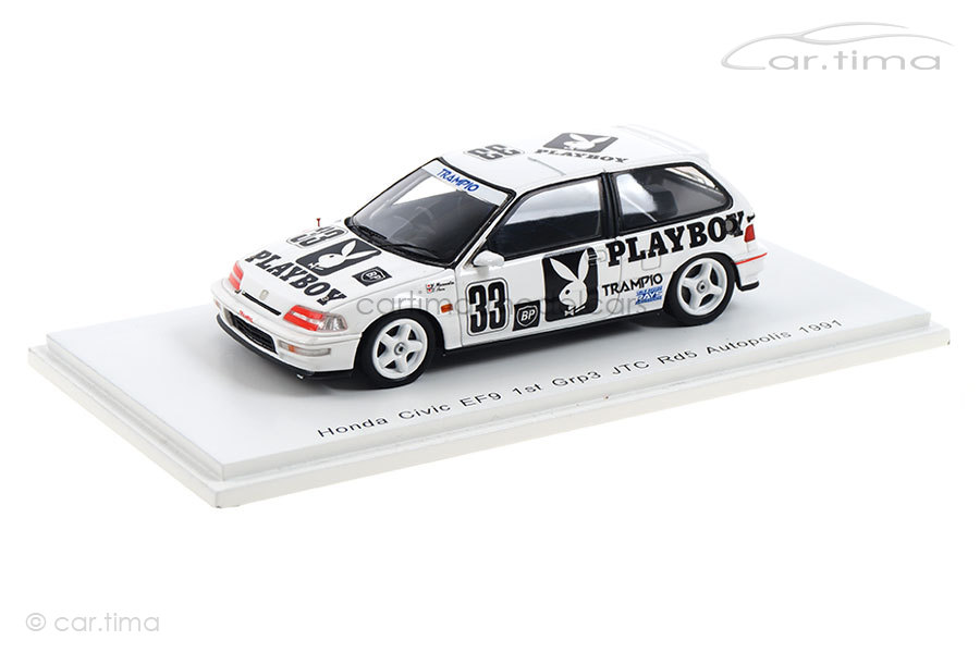 Honda Civic EF9 AJTCC Autopolis 1991 Muramatsu/Hara Spark 1:43 S5464