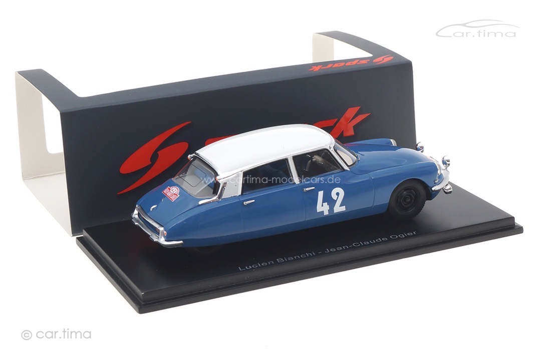 Citroen DS19 Rallye Monte Carlo 1963 Bianchi/Ogier Spark 1:43 S5532