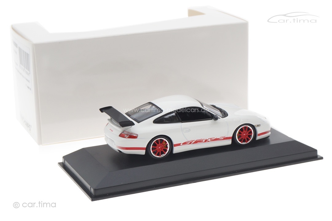 Porsche 911 (996) GT3 RS weiß/rot Minichamps 1:43 403062028