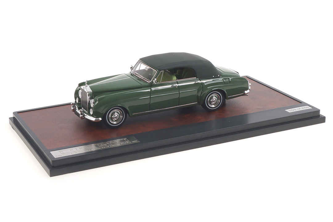 Rolls-Royce Silver Cloud H.J. Mulliner 4-door Cabriolet closed 1962 grün Matrix 1:43 MX41705-032
