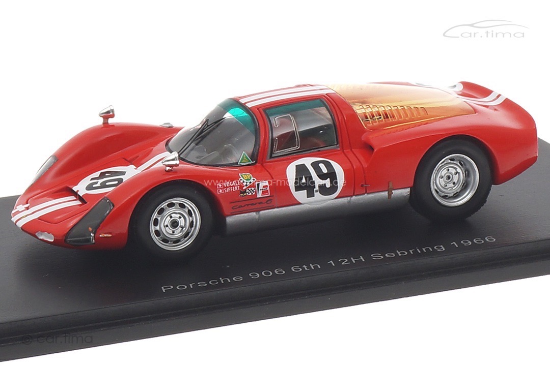 Porsche 906 12h Sebring 1966 Siffert/Vögele Spark 1:43 US267