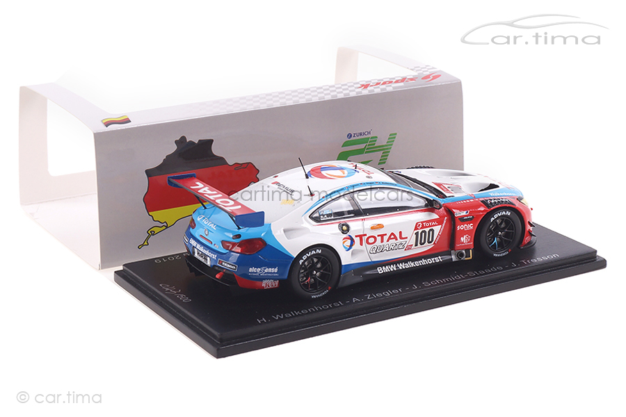 BMW M6 GT3 24h Nürburgring 2019 Walkenhorst/Ziegler/Schmidt-Staade/Tresson Spark 1:43 SG555