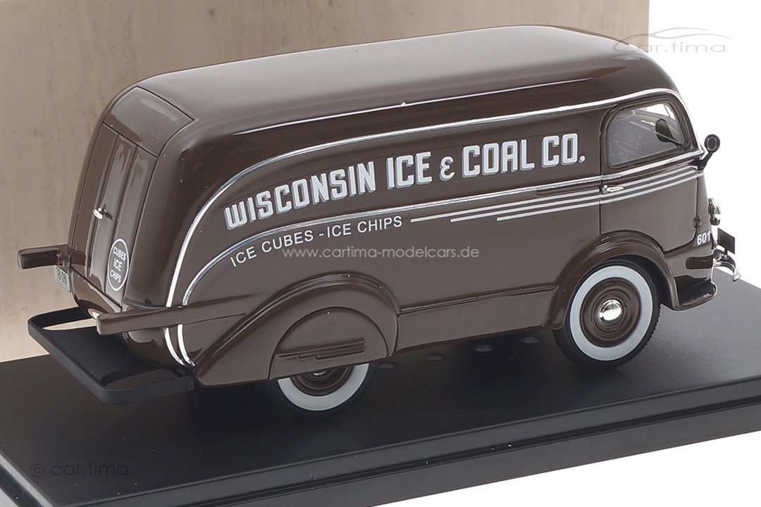 International D-300 1938 Wisconsin Ice Co. delivery van 600 braun Esval 1:43 EMUS43080D