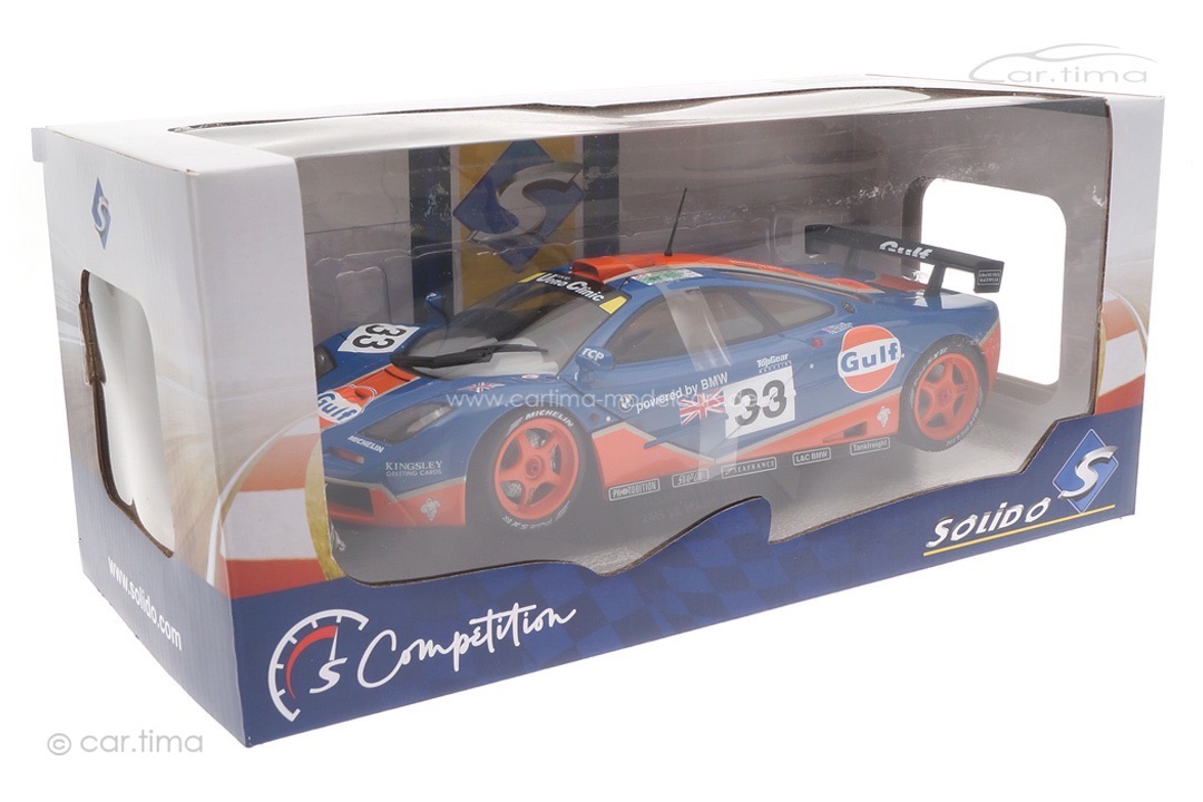 McLaren F1 GTR 24h Le Mans 1996 Bellm/Lehto/Weaver Solido 1:18 S1804101