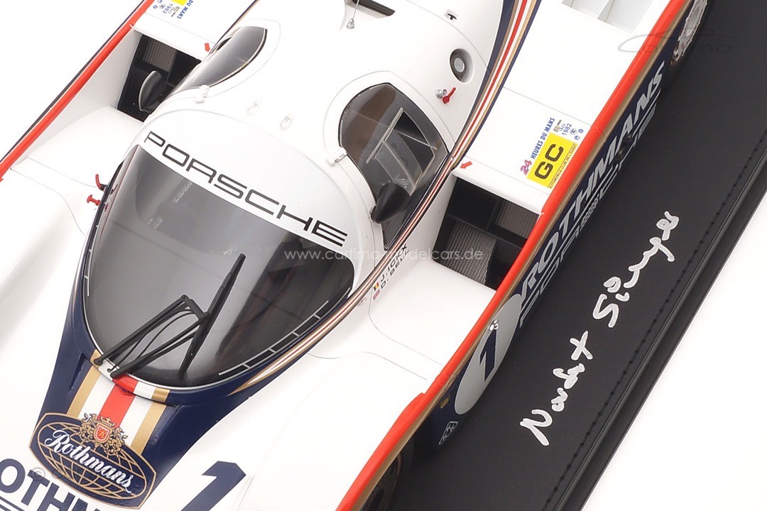 Porsche 956 Winner 24h Le Mans 1982 Originalsignatur Norbert Singer 1:12 CAC01223001
