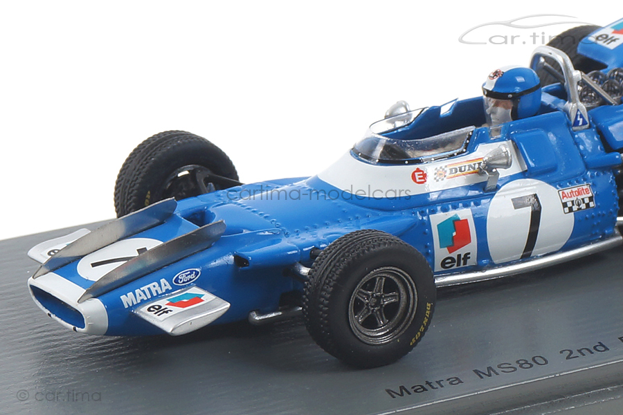 Matra MS80 GP Frankreich 1969 Jean-Pierre Beltoise Spark 1:43 S7193