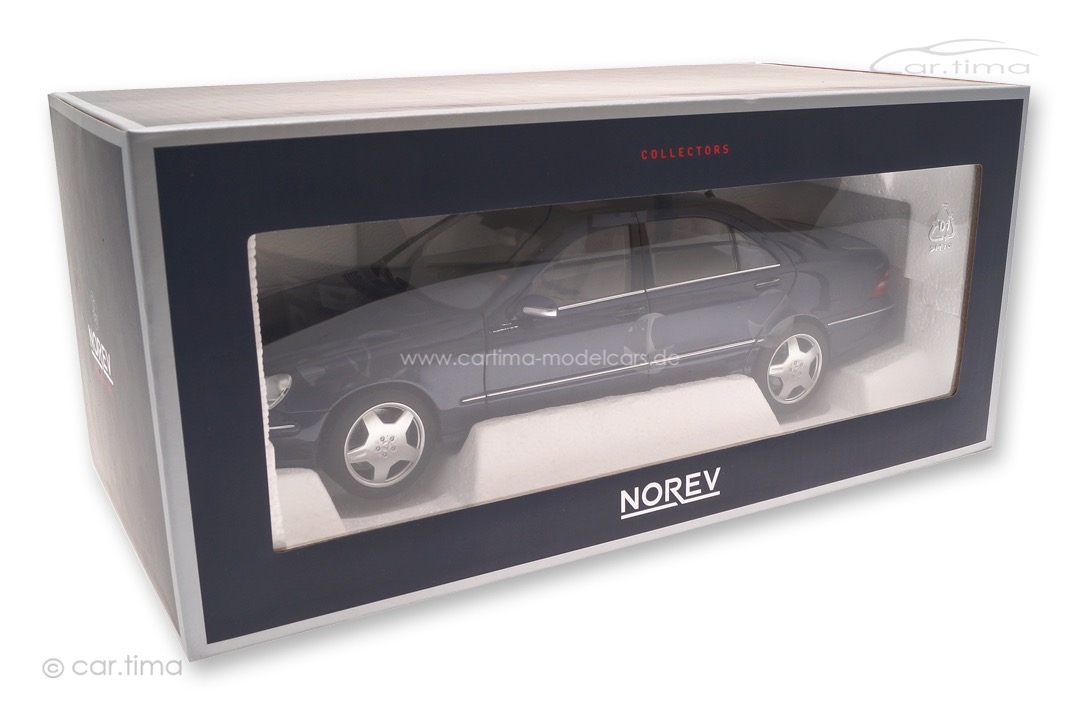 Mercedes-Benz S55 (W220) AMG 2000 blau met. Norev 1:18 183817