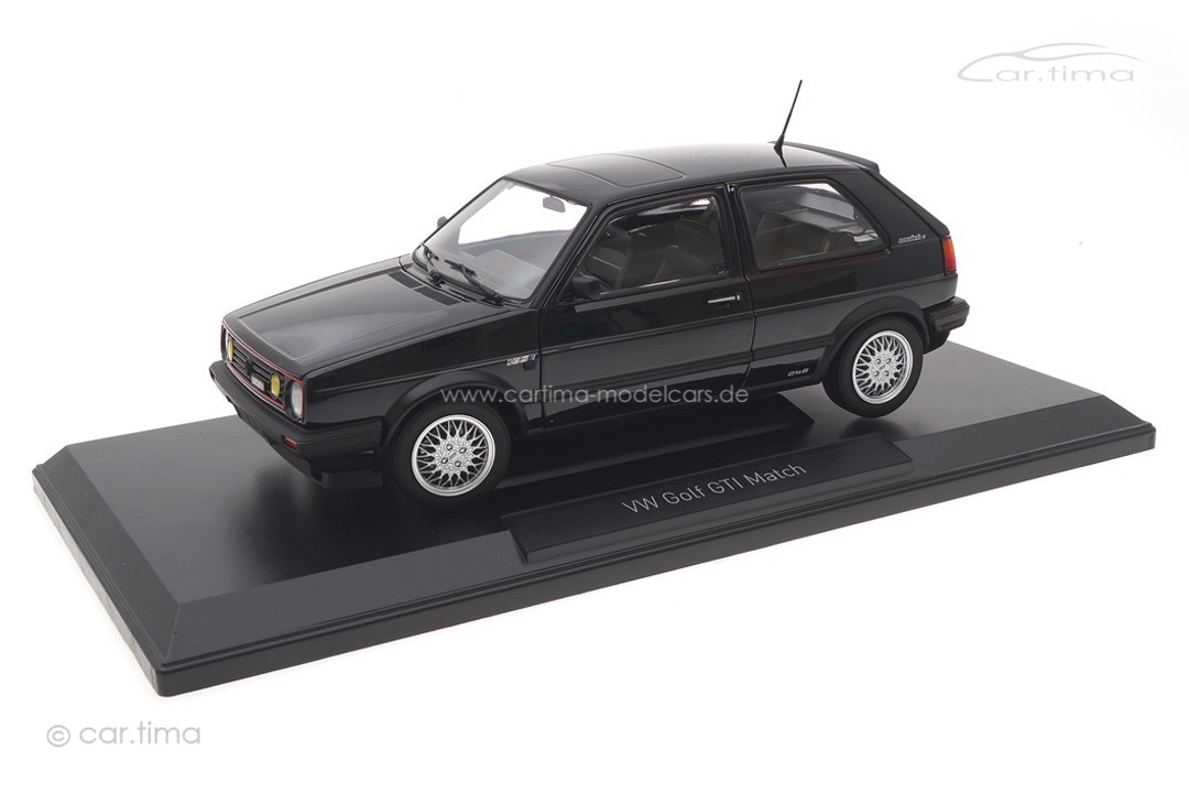 VW Volkswagen Golf II GTI Match 1989 schwarz met. Norev 1:18 188559
