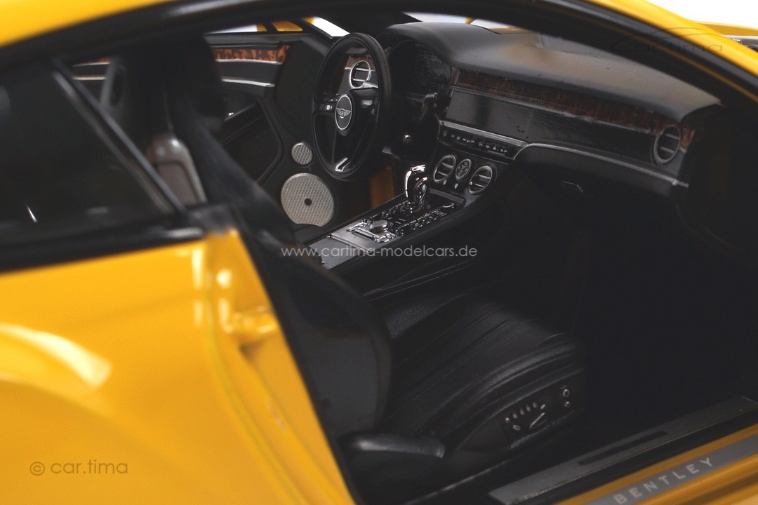 Bentley Continental GT 2018 Monaco Yellow Norev 1:18 182786
