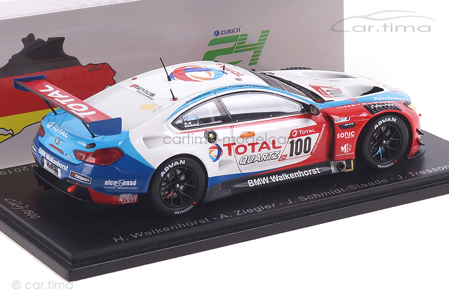 BMW M6 GT3 24h Nürburgring 2019 Walkenhorst/Ziegler/Schmidt-Staade/Tresson Spark 1:43 SG555