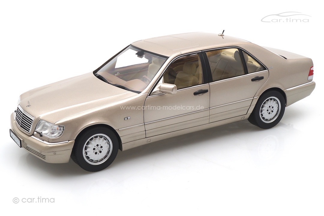 Mercedes-Benz S600 W140 1997 Rauchsilber met. Norev 1:18 183723