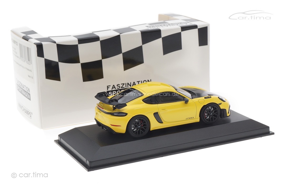 Porsche 718 Cayman GT4 RS Racinggelb/Rad schwarz Minichamps 1:43 413069712
