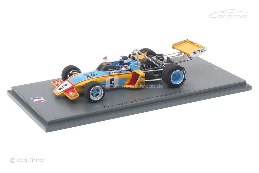 Brabham BT38 GP Rouen F2 1972 Jean-Pierre Beltoise Spark 1:43 SF242