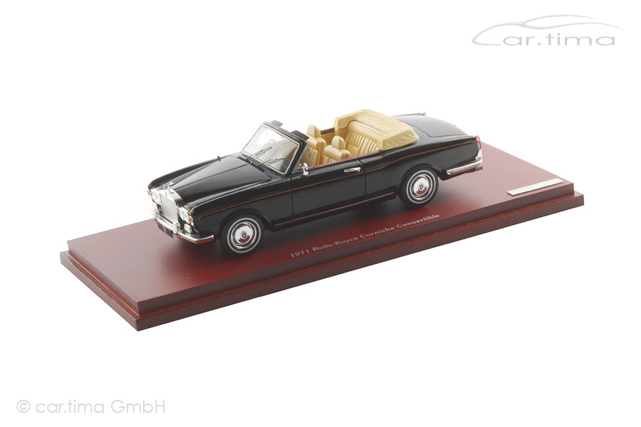 Rolls-Royce Corniche Convertible 1971 schwarz  TSM 1:43 TSM134345