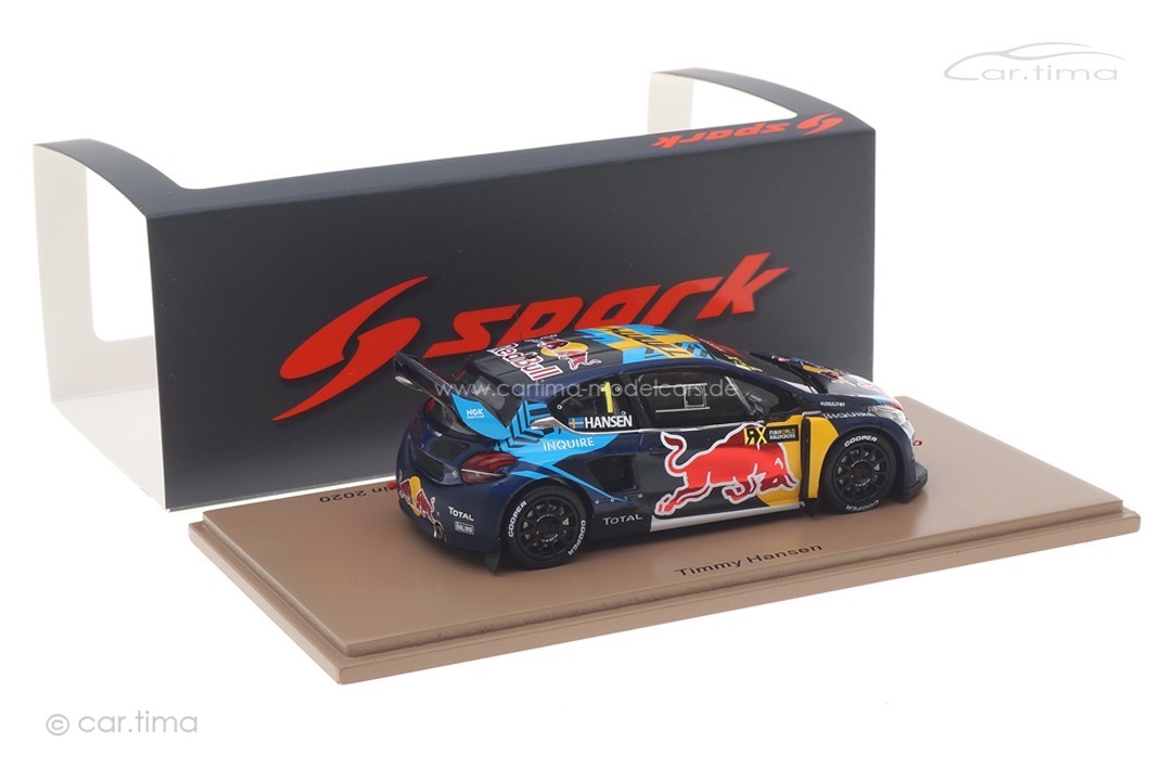 Peugeot 208 WRX Winner World RX Spanien 2020 Timmy Hansen Spark 1:43 S7880