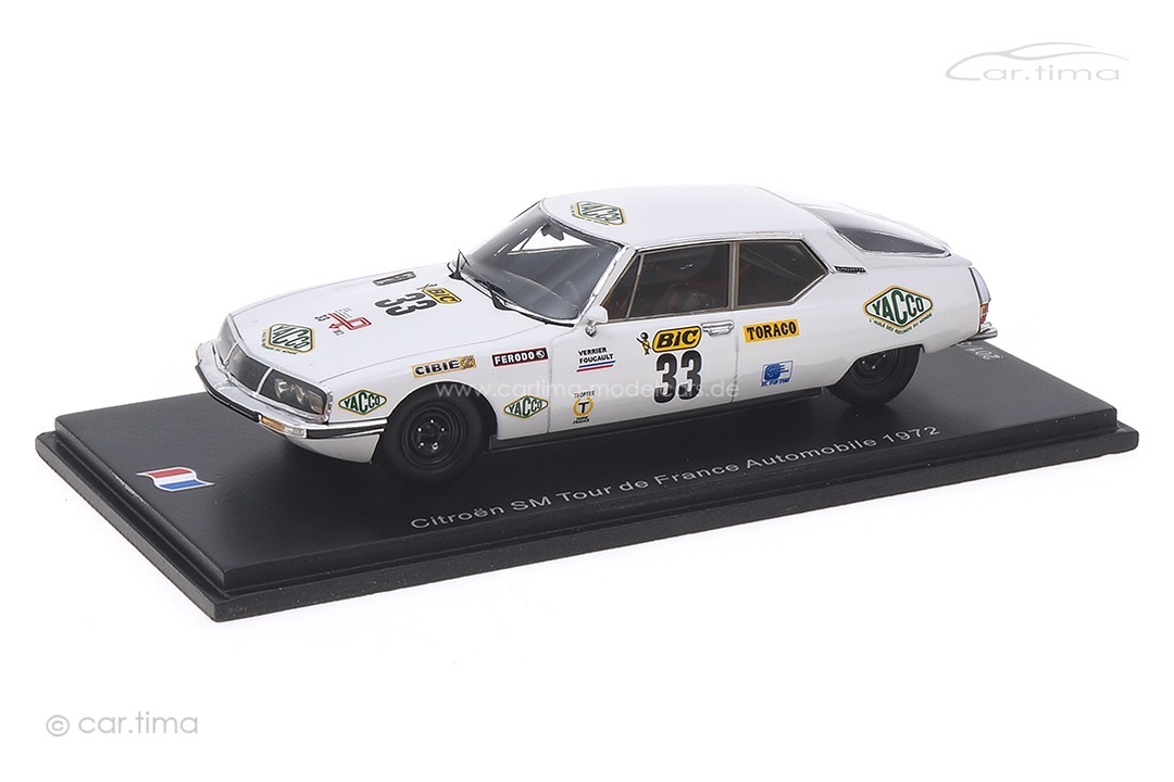 Citroen SM Tour de France 1972 Martin/Verrier Spark 1:43 SF198